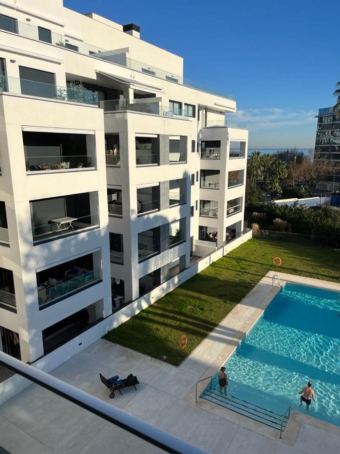Marbella Luxury Brand New 2-Bedroom Apartment, 3 Min Walk To The Beach! المظهر الخارجي الصورة