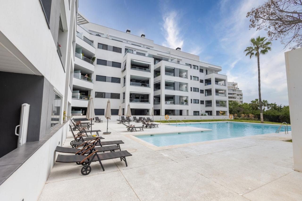 Marbella Luxury Brand New 2-Bedroom Apartment, 3 Min Walk To The Beach! المظهر الخارجي الصورة